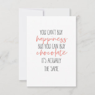 Buy Chocolate RSVP Kaartje