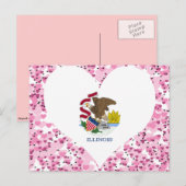 Buy Illinois Flag Briefkaart (Voorkant / Achterkant)