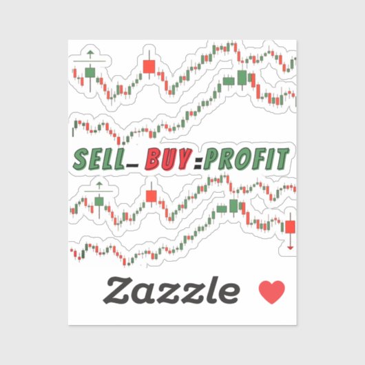 Buy Low Sell High – Elite Trader Vinyl Sticker  (Vel)