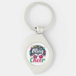 "Buy the Bling, Bring the Cheer." Sleutelhanger