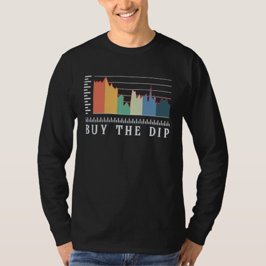 Buy The Dip Cryptro Trader Cryptrocurrency Day Tra T-shirt (Voorkant)