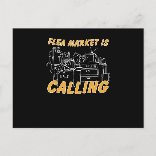 Buy The Flea Market Flea Market Saying Ramsch Briefkaart (Voorkant)