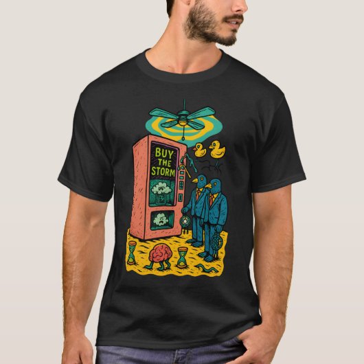 Buy the Storm – Surreal Dystopia Art T-shirt (Voorkant)