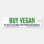 BUY VEGAN BUMPERSTICKER (Voorkant)