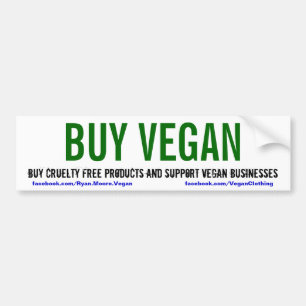 BUY VEGAN BUMPERSTICKER