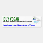 BUY VEGAN BUMPERSTICKER (Voorkant)