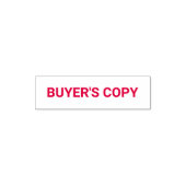 BUYER'S Copy Template Zelfinktende Stempel (Design)