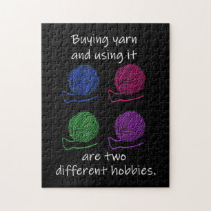 Buying Yarn And Using It Are Two Different Hobbies Legpuzzel