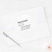 BUYSEXUAL RONDE STICKER (Envelop)