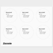 BUYSEXUAL RONDE STICKER (Vel)