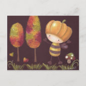 Buz-Buz maakt een herfstwandeling Briefkaart (Voorkant)