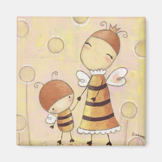 Buz-buz & mama magneet (Voorkant)