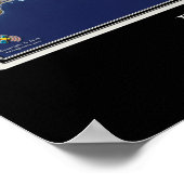 Buzards Bay Massachusetts van Space Satellite Ma Poster (Hoek)