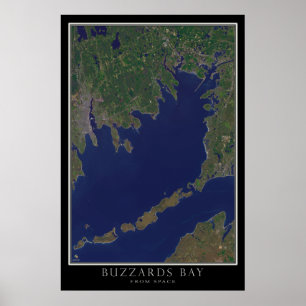 Buzards Bay Massachusetts van Space Satellite Ma Poster