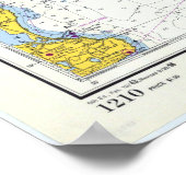  Buzards Bay, Vineyard Map Sound Poster (Hoek)