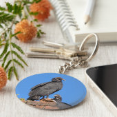 Buzards die naar uw belangrijkste lezingen kijken sleutelhanger (Zijkant)