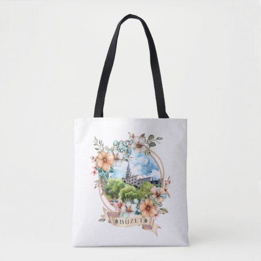 Buzet Croatia Tote Bag (Voorkant)