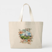 Buzet Kroatië Grote Tote Bag (Achterkant)