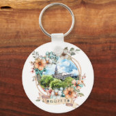 Buzet Kroatië Sleutelhanger (Achterkant)