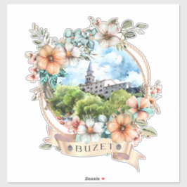 Buzet Kroatië Sticker