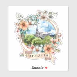 Buzet Kroatië Sticker