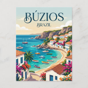 Búzios, Rio de Janeiro, Brazilië Brazilië Briefkaart