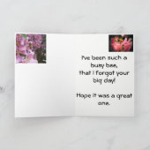 Buzy Bee Verlate verjaardag of locatie Kaart (Binnen)