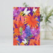 Buzz Among Blooms-Violet Bloom_Thank You Bedankkaart (Staand voorkant)