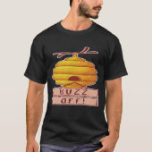 Buzz Bee Insect Wasp Honeycomb Beehive T-shirt (Voorkant)