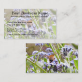 Buzz.  Bezige achterzijde bijen Visitekaartje (Voorkant / Achterkant)