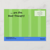 Buzz blauw Briefkaart (Achterkant)