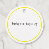 Buzz & Bloom Gift Labels - hand getrokken bijen on (Achterkant)