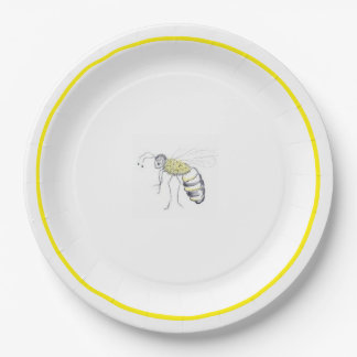 Buzz & Bloom Papieren Borden  - handgetekend bij o Bordje