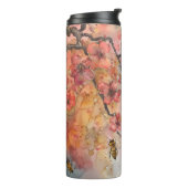 Buzz & Blossom: Cherry Blossom Bee Tumbler Thermosbeker (Gedraaid links)