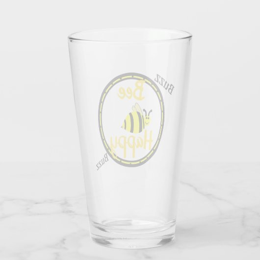 Buzz Bumble Bee Glas (Achterkant)