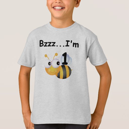Buzz Bumblebee 1e Verjaardag T-shirts en geschenke (Voorkant)