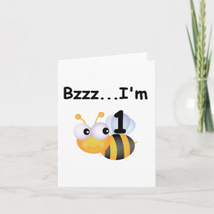 Buzz Bumblebee 1e Verjaardag T-shirts en geschenke Kaart