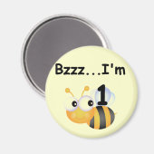 Buzz Bumblebee 1e Verjaardag T-shirts en geschenke Magneet (Voorkant / Achterkant)