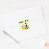 Buzz Bumblebee 1e Verjaardag T-shirts en geschenke Ronde Sticker (Envelop)