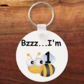 Buzz Bumblebee 1e Verjaardag T-shirts en geschenke Sleutelhanger (Voorkant)