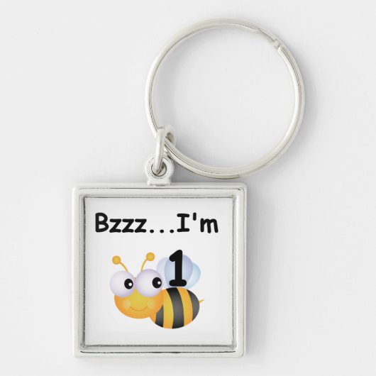 Buzz Bumblebee 1e Verjaardag T-shirts en geschenke Sleutelhanger (Voorkant)