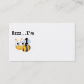 Buzz Bumblebee 1e Verjaardag T-shirts en geschenke Visitekaartje (Achterkant)