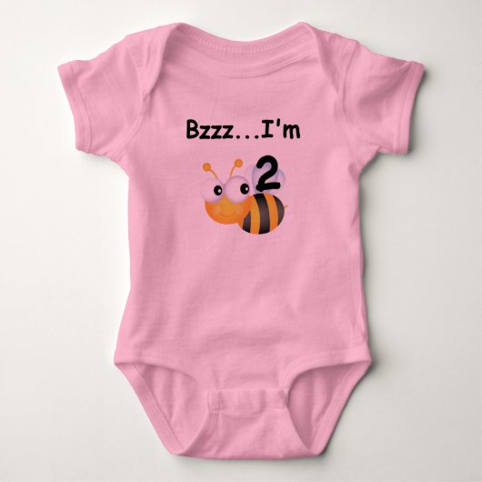 Buzz Bumblebee 2e verjaardag T-shirts en cadeautje (Voorkant)
