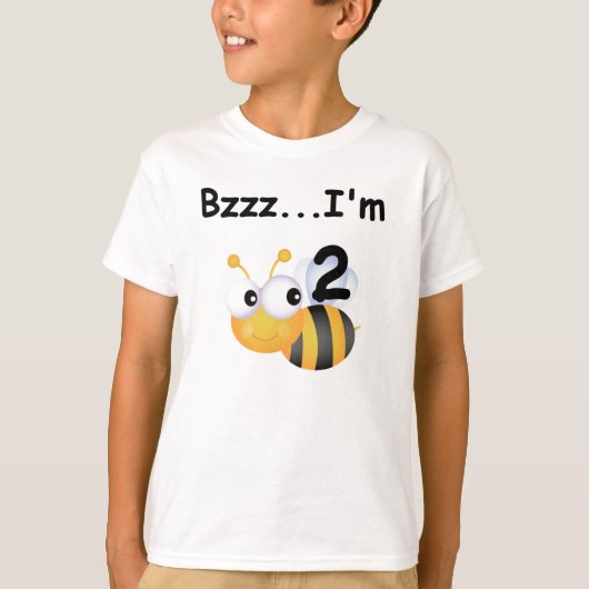 Buzz Bumblebee 2e verjaardag T-shirts en cadeautje (Voorkant)