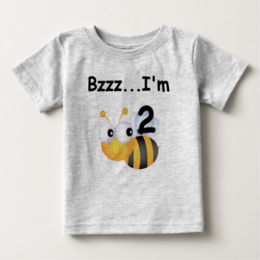 Buzz Bumblebee 2e verjaardag T-shirts en cadeautje (Voorkant)