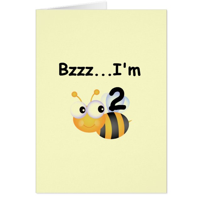 Buzz Bumblebee 2e verjaardag T-shirts en cadeautje (Voorkant)