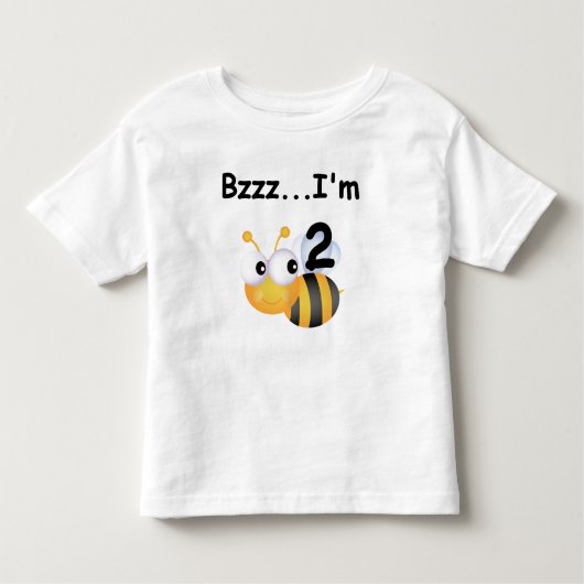Buzz Bumblebee 2e verjaardag T-shirts en cadeautje (Voorkant)