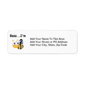 Buzz Bumblebee 2e verjaardag T-shirts en cadeautje Etiket (Voorkant)