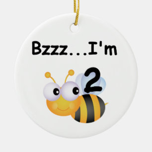 Buzz Bumblebee 2e verjaardag T-shirts en cadeautje Keramisch Ornament
