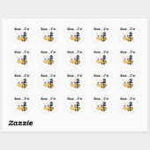 Buzz Bumblebee 2e verjaardag T-shirts en cadeautje Ronde Sticker (Vel)